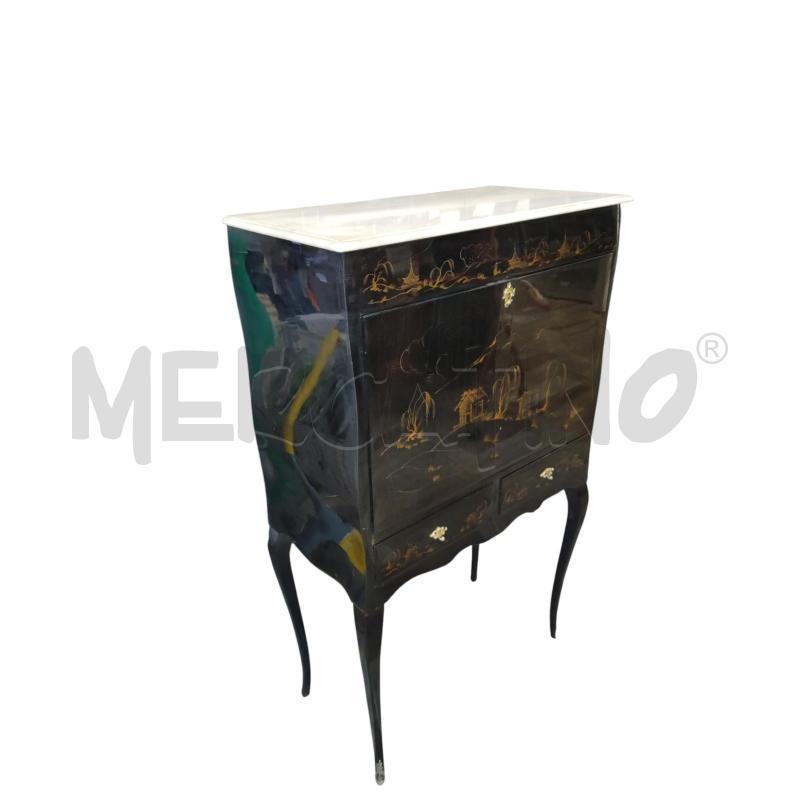 MOBILE BAR ORIENTALE NERO CON MARMO | Mercatino dell'Usato Settimo torinese 2