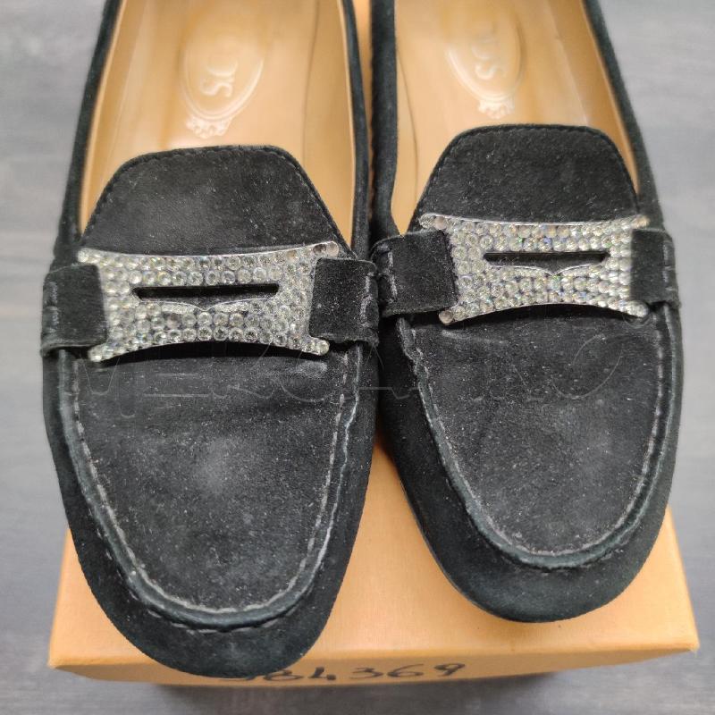 MOCASSINI DONNA CON TACCHETTO TOD'S NERO STRASS | Mercatino dell'Usato Settimo torinese 3