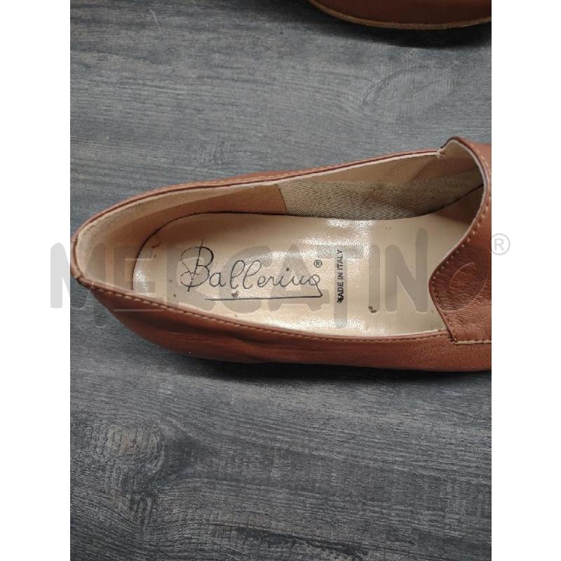 MOCASSINI PELLE DONNA BALLERINA MARRONE  | Mercatino dell'Usato Settimo torinese 4