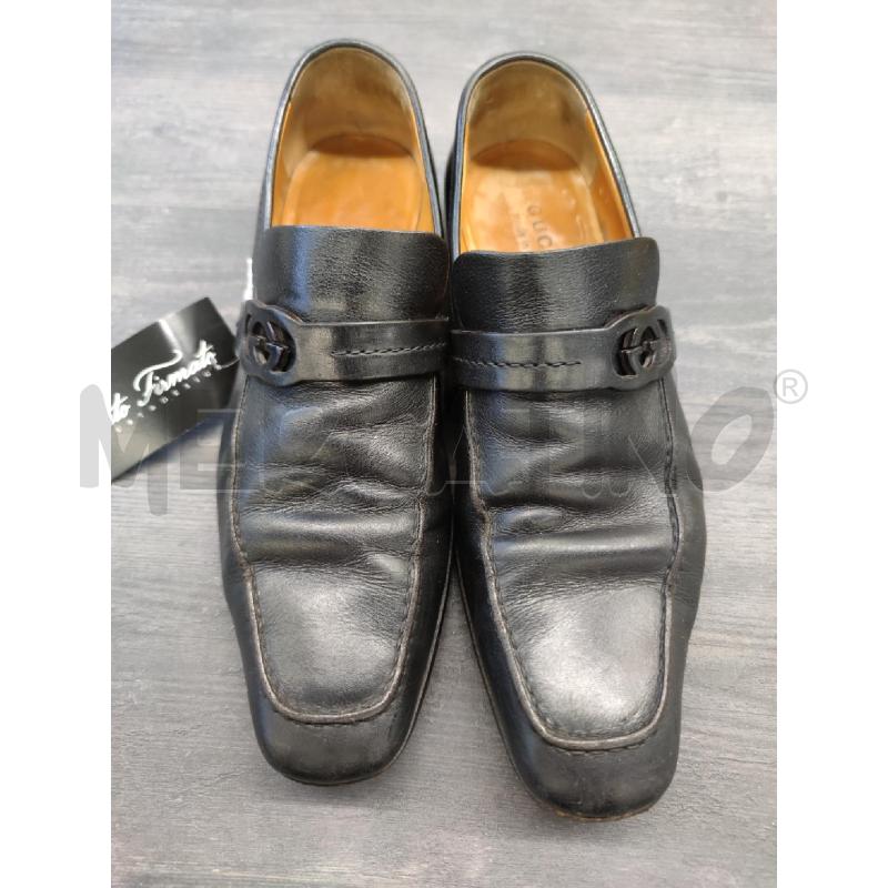 MOCASSINI PELLE UOMO GUCCI NERI PUNTA QUADRATA | Mercatino dell'Usato Settimo torinese 2