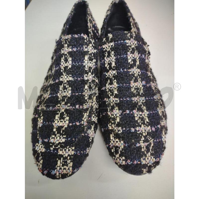MOCASSINO BOTTEGA LOTTI TWEED NERO LUREX | Mercatino dell'Usato Settimo torinese 2