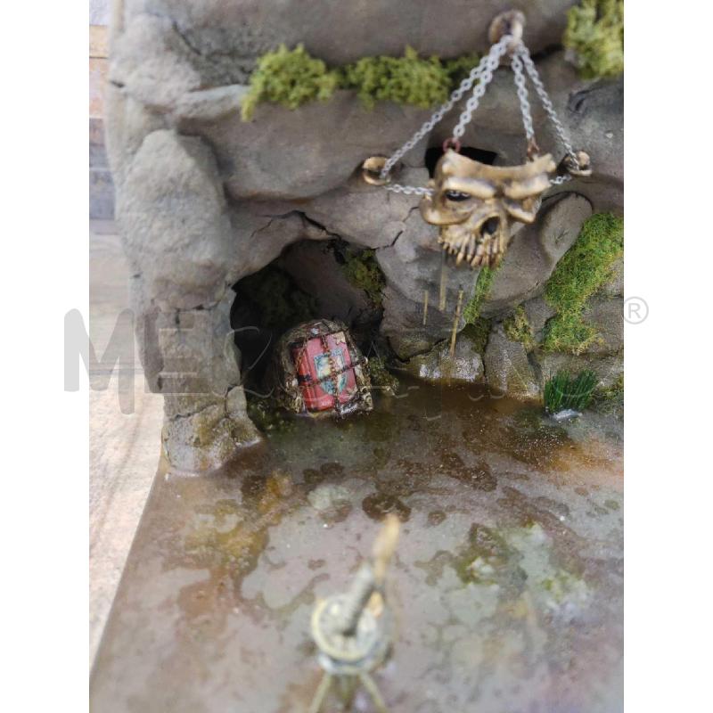 MODELLINO DIORAMA GUERRIERA CON CAVALLO E ANIMALE | Mercatino dell'Usato Settimo torinese 3