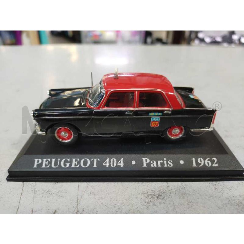 MODELLINO TAXI PEUGEOT 404 PARIS 1962 | Mercatino dell'Usato Settimo torinese 1