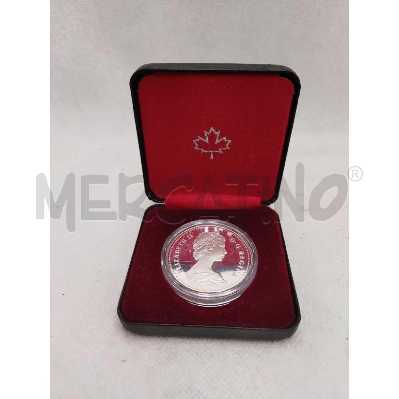 MONETA 1983 ELISABETH II UNIVERSIADE EDMONTON CANADA DOLLAR | Mercatino dell'Usato Settimo torinese 1