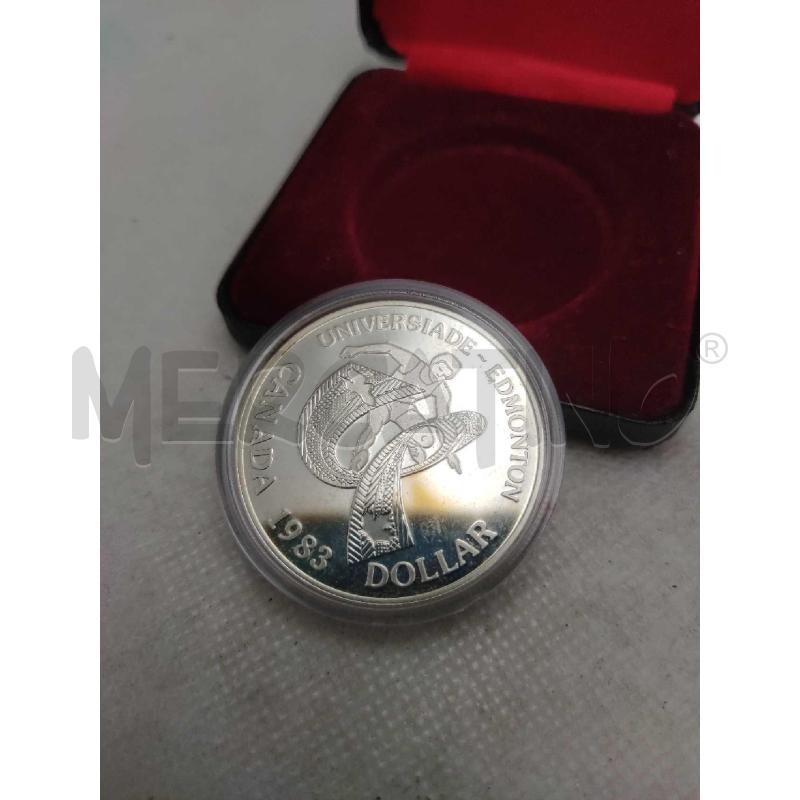 MONETA 1983 ELISABETH II UNIVERSIADE EDMONTON CANADA DOLLAR | Mercatino dell'Usato Settimo torinese 2