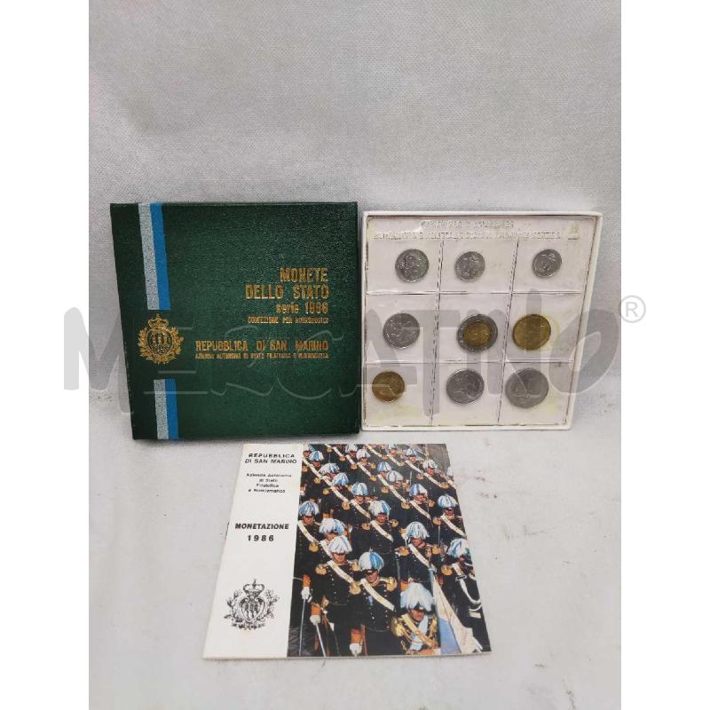 MONETE SAN MARINO 1986 | Mercatino dell'Usato Settimo torinese 1