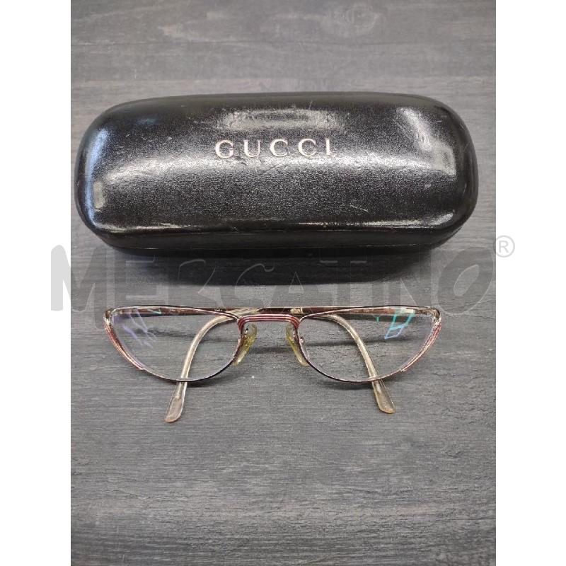 MONTATURA OCCHIALI DONNA GUCCI DORATI  | Mercatino dell'Usato Settimo torinese 1