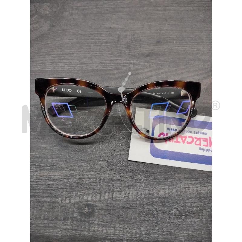 MONTATURA OCCHIALI DONNA LIU JO TARTARUGATI ASTINA NERA LAVORATA MOD. LJ2670 215 51-19 | Mercatino dell'Usato Settimo torinese 1