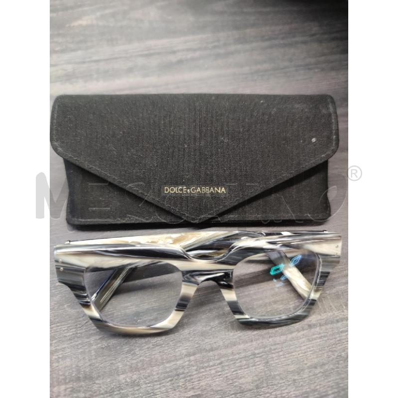 MONTATURA OCCHIALI D&G EFFETTO SFUMATO BEIGE NERO | Mercatino dell'Usato Settimo torinese 4