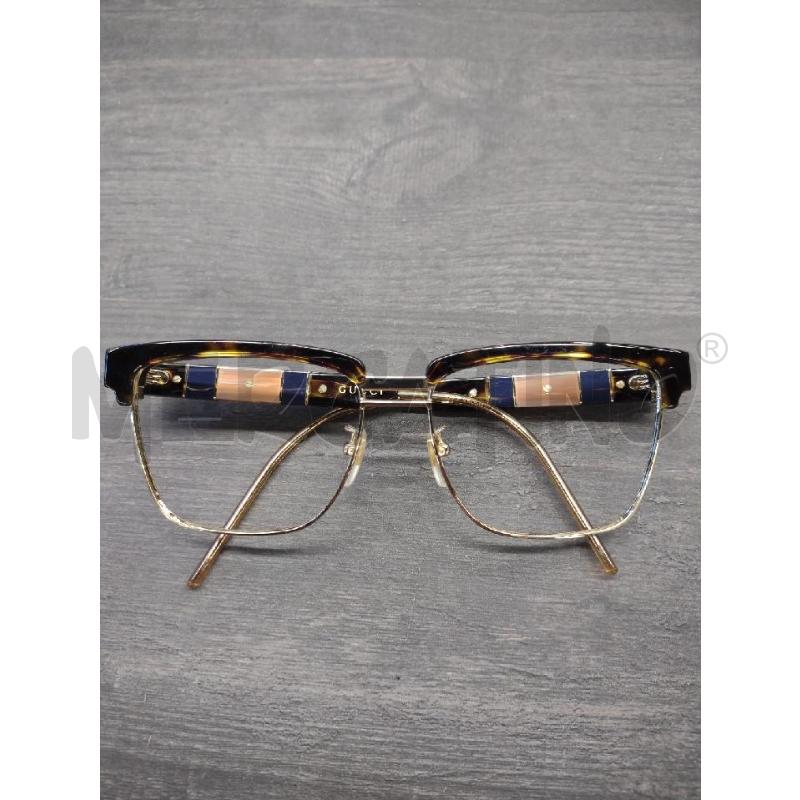 MONTATURA OCCHIALI GUCCI MOD TOVGL96050 TARTARUGATI ASTINE BLU NUDE | Mercatino dell'Usato Settimo torinese 1