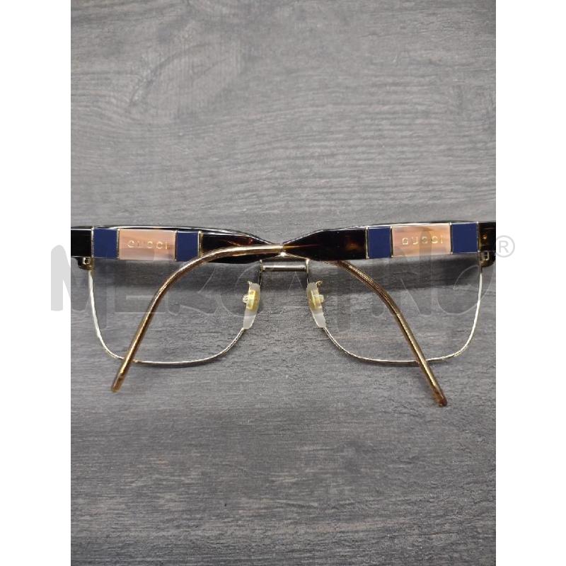 MONTATURA OCCHIALI GUCCI MOD TOVGL96050 TARTARUGATI ASTINE BLU NUDE | Mercatino dell'Usato Settimo torinese 4