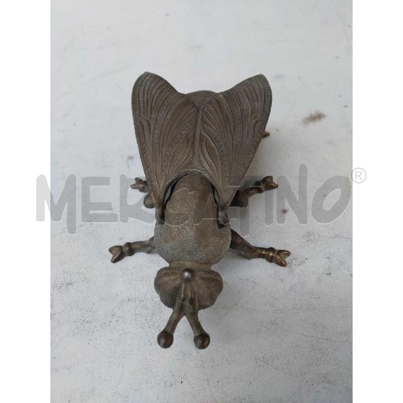 MOSCA IN METALLO PORTA CENERE  | Mercatino dell'Usato Settimo torinese 1