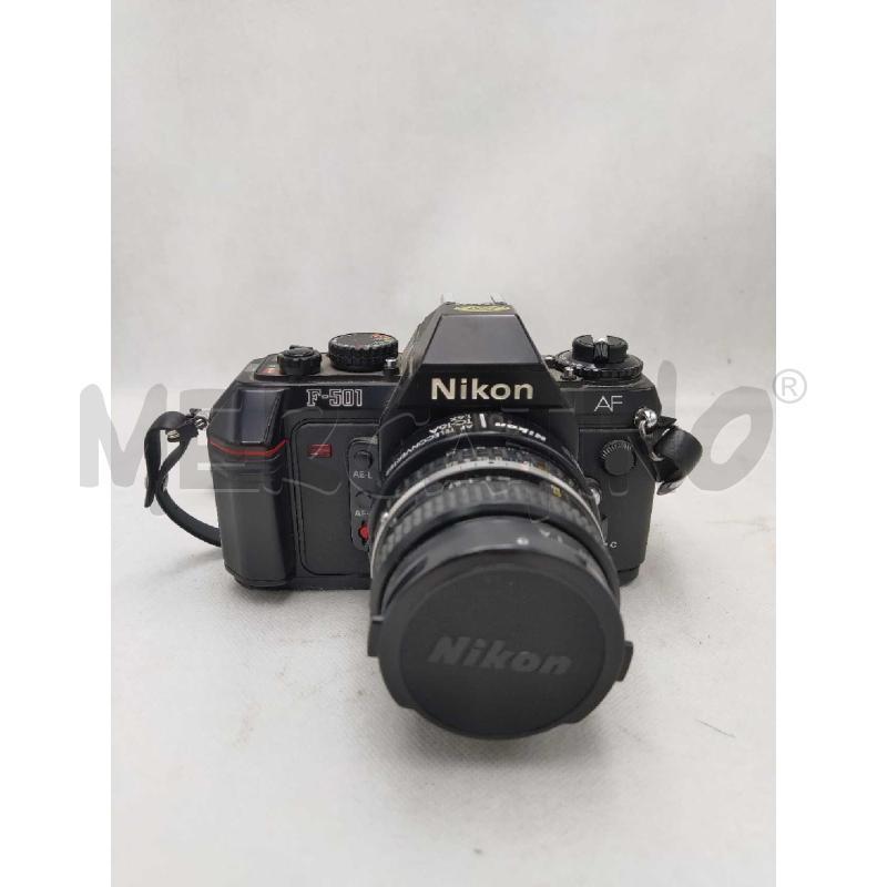 NIKON F-501 AF CORPO MACCHINA FOTOGRAFICA E OBIETTIVO DA REVISIONARE | Mercatino dell'Usato Settimo torinese 1