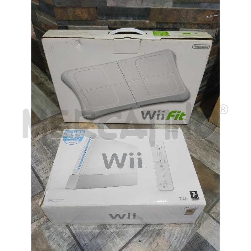 NINTENDO WII BIANCA + BALANCE + CAVI  | Mercatino dell'Usato Settimo torinese 1
