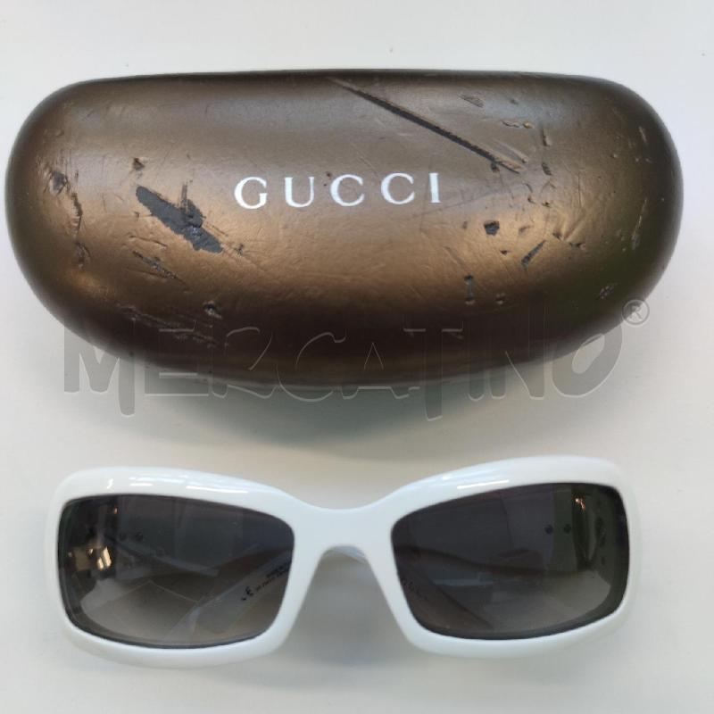 OCCHIALI DONNA DA SOLE BIANCHI GUCCI LENTI GRADUATE | Mercatino dell'Usato Settimo torinese 1