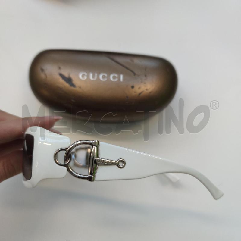 OCCHIALI DONNA DA SOLE BIANCHI GUCCI LENTI GRADUATE | Mercatino dell'Usato Settimo torinese 3