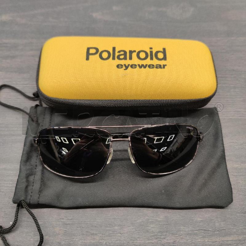 OCCHIALI UOMO DA SOLE POLAROID LENTI NERE QUADR | Mercatino dell'Usato Settimo torinese 1