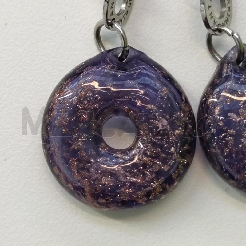 ORECCHINI ANTICA MURRINA VIOLA ROSE GOLD | Mercatino dell'Usato Settimo torinese 2