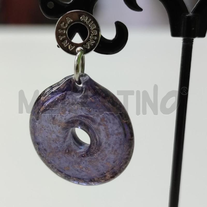 ORECCHINI ANTICA MURRINA VIOLA ROSE GOLD | Mercatino dell'Usato Settimo torinese 3