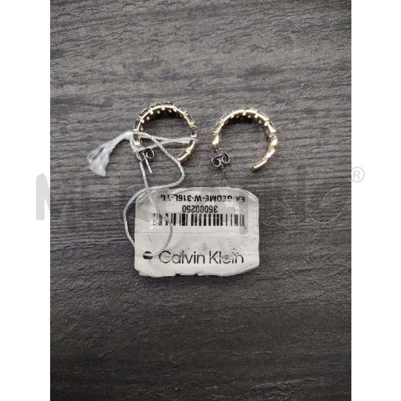 ORECCHINI CALVIN KLEIN CERCHIETTI DORATI | Mercatino dell'Usato Settimo torinese 1