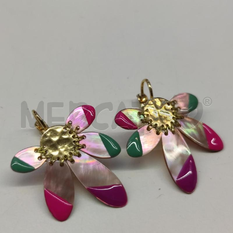 ORECCHINI FRANCK HERVAL FIORE COLORATO | Mercatino dell'Usato Settimo torinese 3