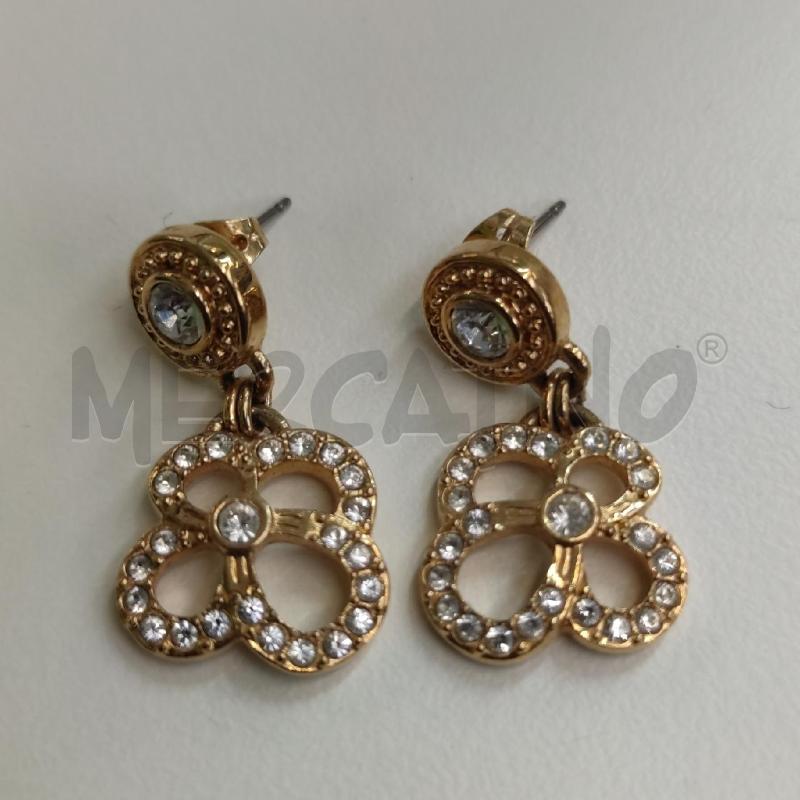 ORECCHINI SWAROVSKI DORATI  | Mercatino dell'Usato Settimo torinese 1