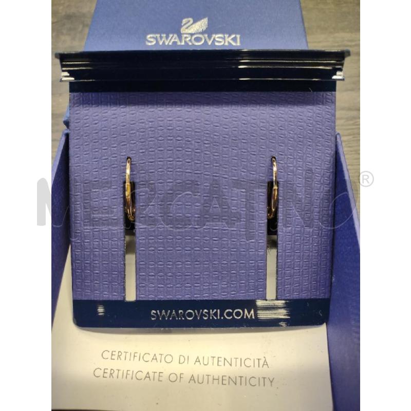 ORECCHINI SWAROVSKI ZIRC AZZURRINO DORATI | Mercatino dell'Usato Settimo torinese 3