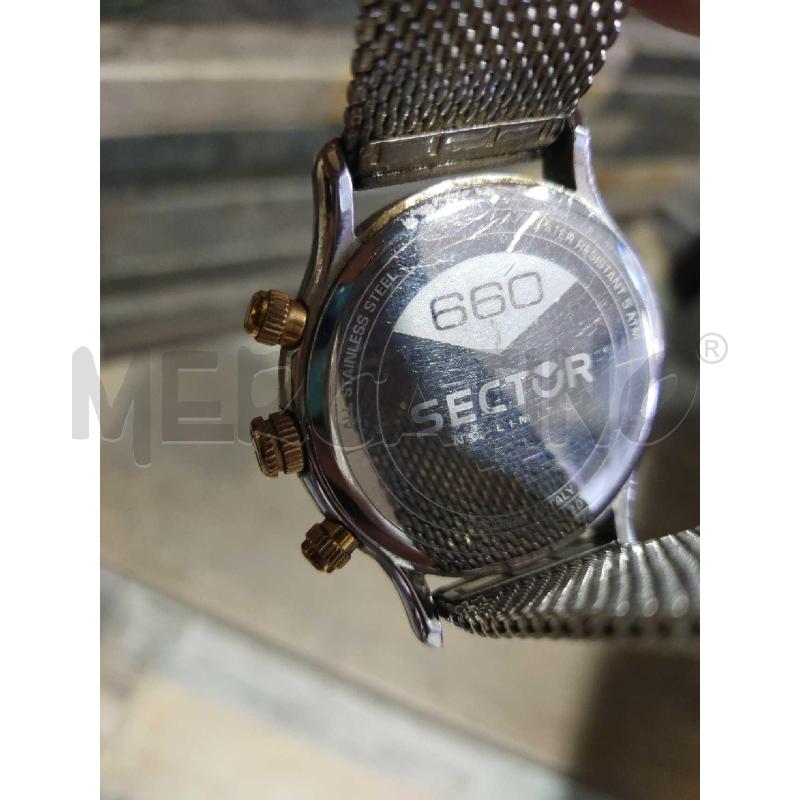 OROLOGIO AL QUARZO SECTOR 660 QUADRANTE BLU  | Mercatino dell'Usato Settimo torinese 4