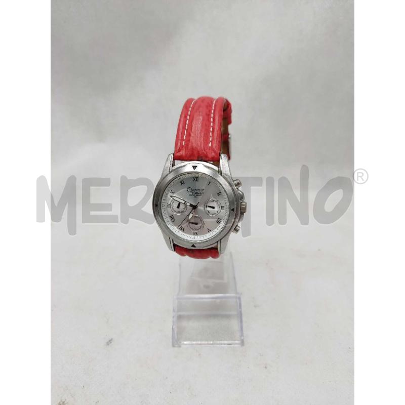 OROLOGIO CARAVELLE CINTURINO ROSSO | Mercatino dell'Usato Settimo torinese 2