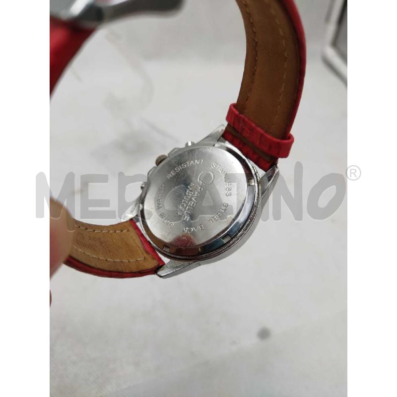 OROLOGIO CARAVELLE CINTURINO ROSSO | Mercatino dell'Usato Settimo torinese 5