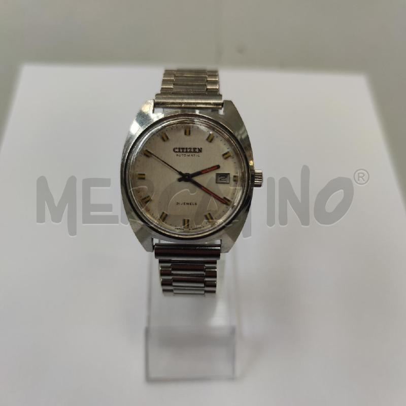 OROLOGIO CITIZEN CARICA MANUALE CINTURINO ACCIAIO GENERICO ANNI 80 | Mercatino dell'Usato Settimo torinese 1