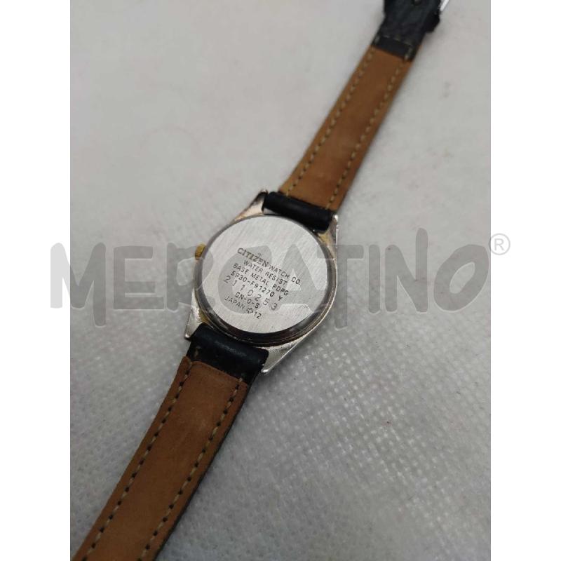 OROLOGIO CITIZEN QUARTZ CINTURINO NERO | Mercatino dell'Usato Settimo torinese 4
