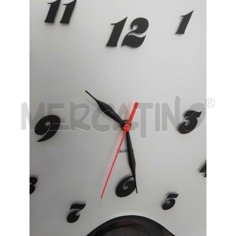 OROLOGIO DA PARETE BRANDANI NERO | Mercatino dell'Usato Settimo torinese 2