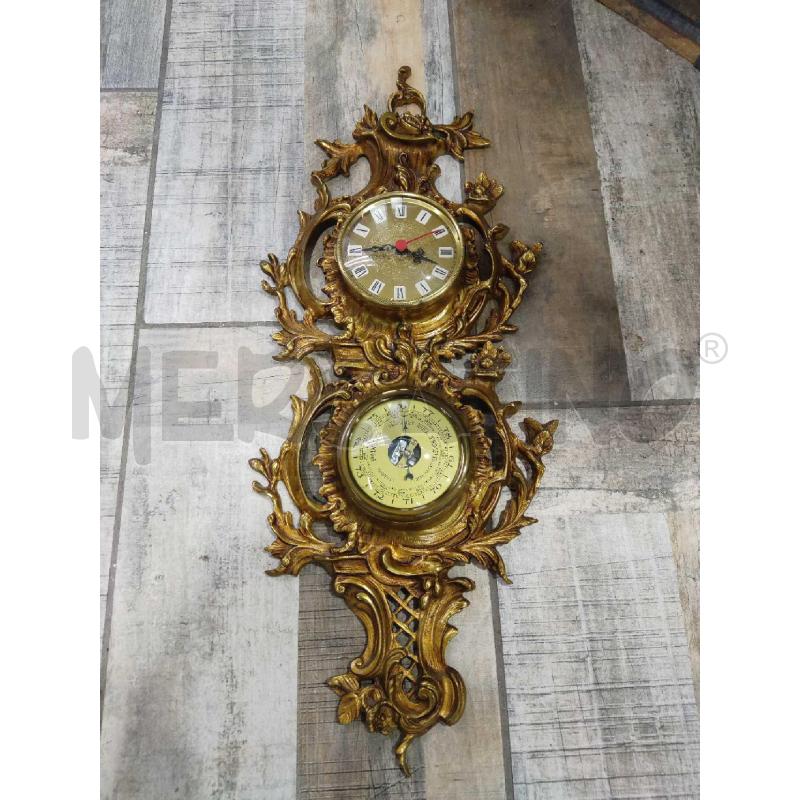 OROLOGIO DA PARETE PIU BAROMETRO | Mercatino dell'Usato Settimo torinese 1