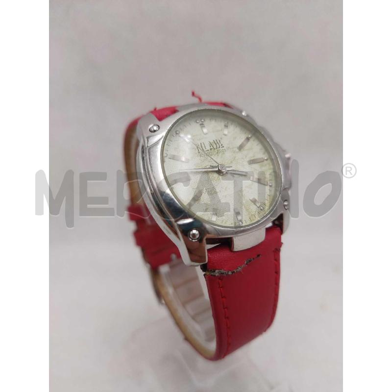 OROLOGIO DA POLSO QUARZO PRIMA CLASSE CINTURINO ROSSO  | Mercatino dell'Usato Settimo torinese 2