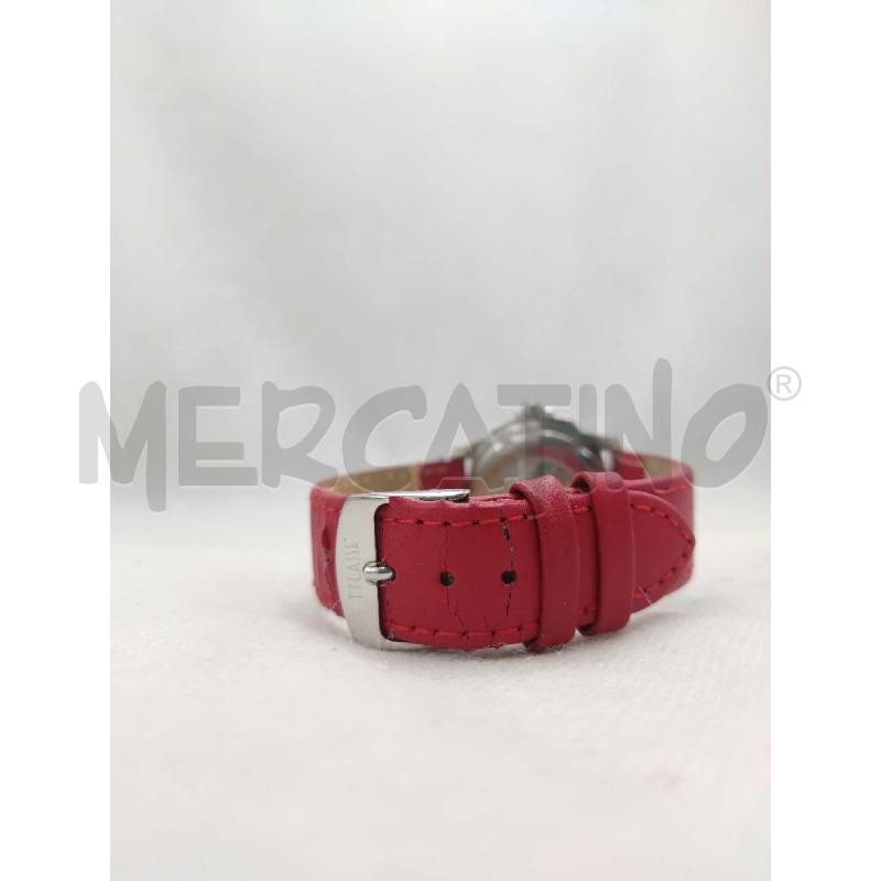 OROLOGIO DA POLSO QUARZO PRIMA CLASSE CINTURINO ROSSO  | Mercatino dell'Usato Settimo torinese 5