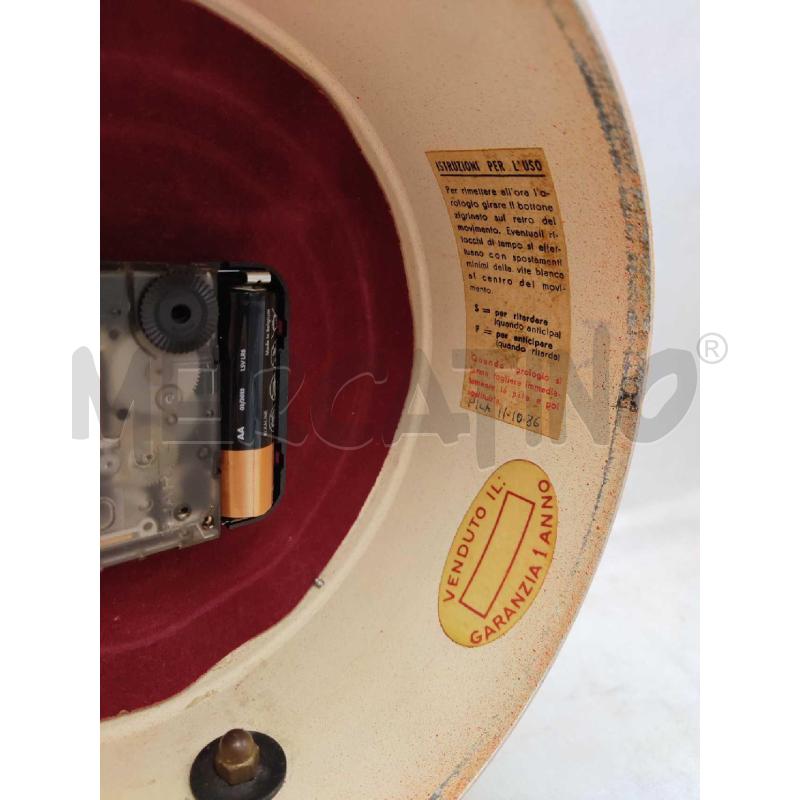 OROLOGIO DA TAVOLO LORENZ ARANCIONE AUTOMATIC PERPTUA | Mercatino dell'Usato Settimo torinese 4