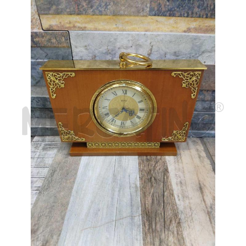 OROLOGIO DA TAVOLO RITZ MARRONE | Mercatino dell'Usato Settimo torinese 3