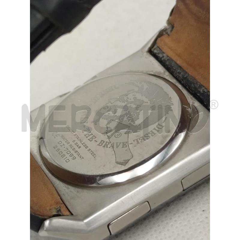 OROLOGIO DIESEL CASSA ACCIAIO CINTURINO NERO | Mercatino dell'Usato Settimo torinese 3