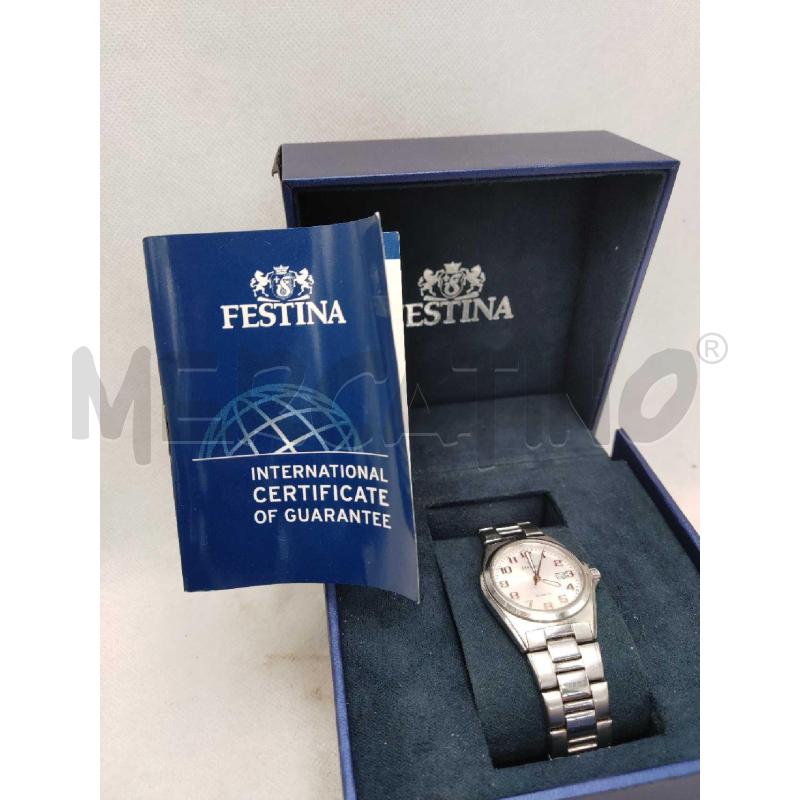 OROLOGIO IN ACCIAIO FESTINA QUARTZ | Mercatino dell'Usato Settimo torinese 3