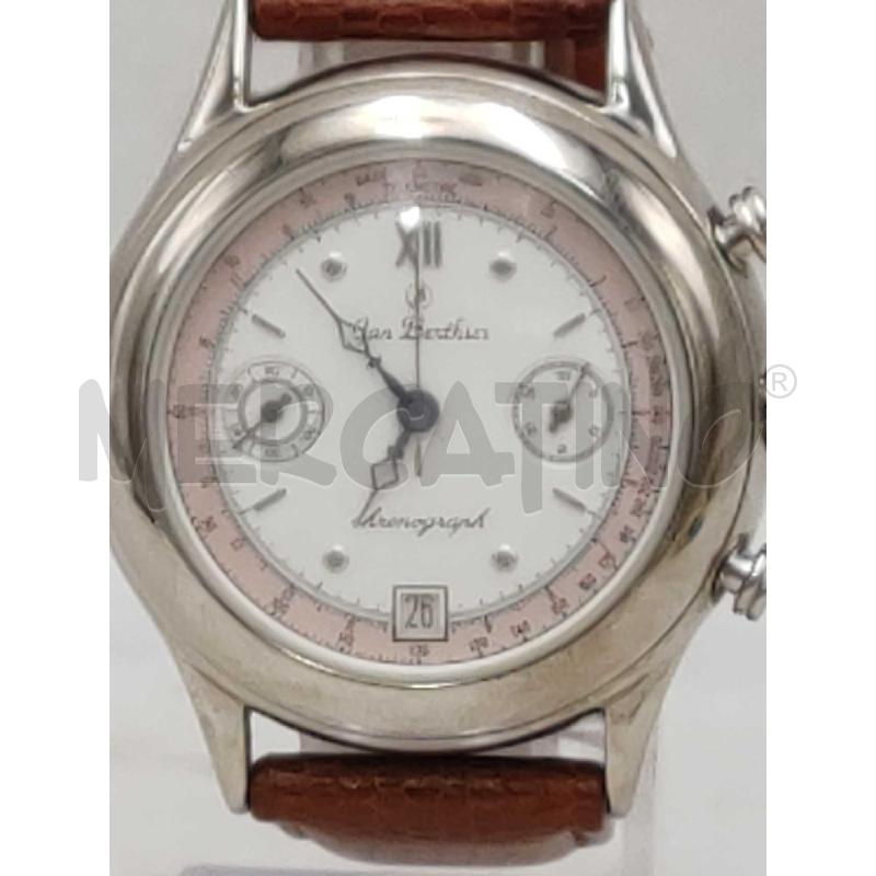OROLOGIO JAN BERTHIER CARICA MANUALE CINTURINO MARRONE  | Mercatino dell'Usato Settimo torinese 2