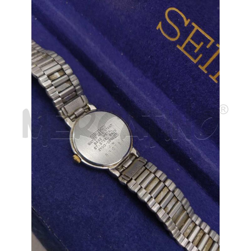 OROLOGIO SEIKO QUARTZ DONNA QUADRANTE BIANCO 830799 | Mercatino dell'Usato Settimo torinese 4