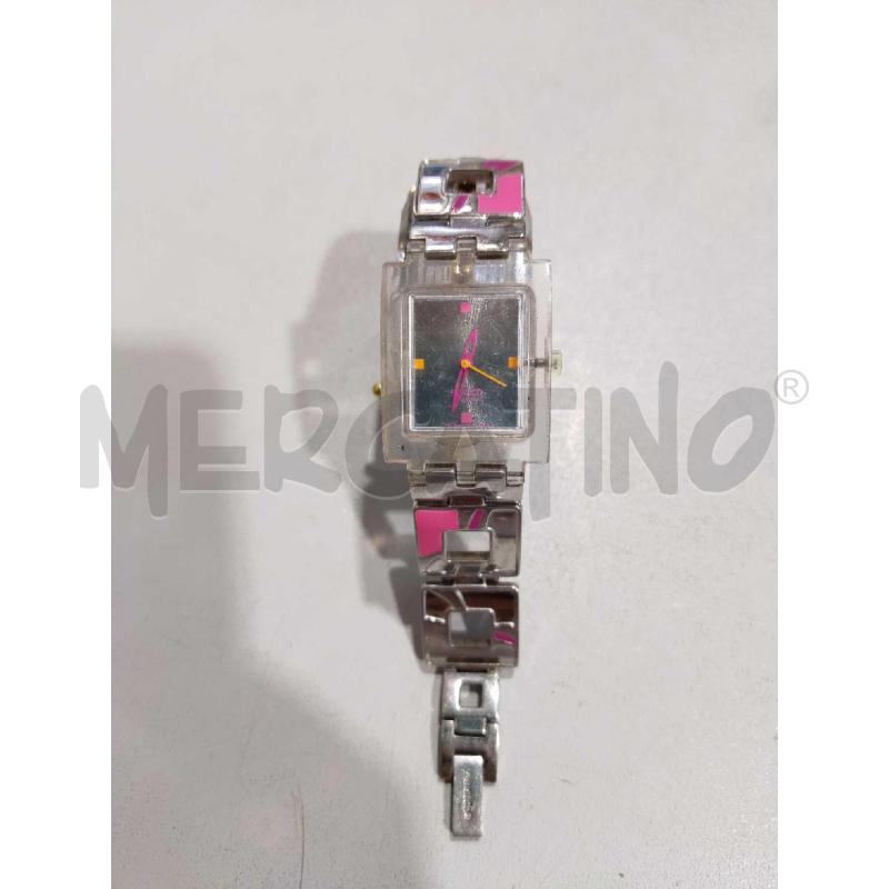 OROLOGIO SWATCH SQUARE ROSA | Mercatino dell'Usato Settimo torinese 1