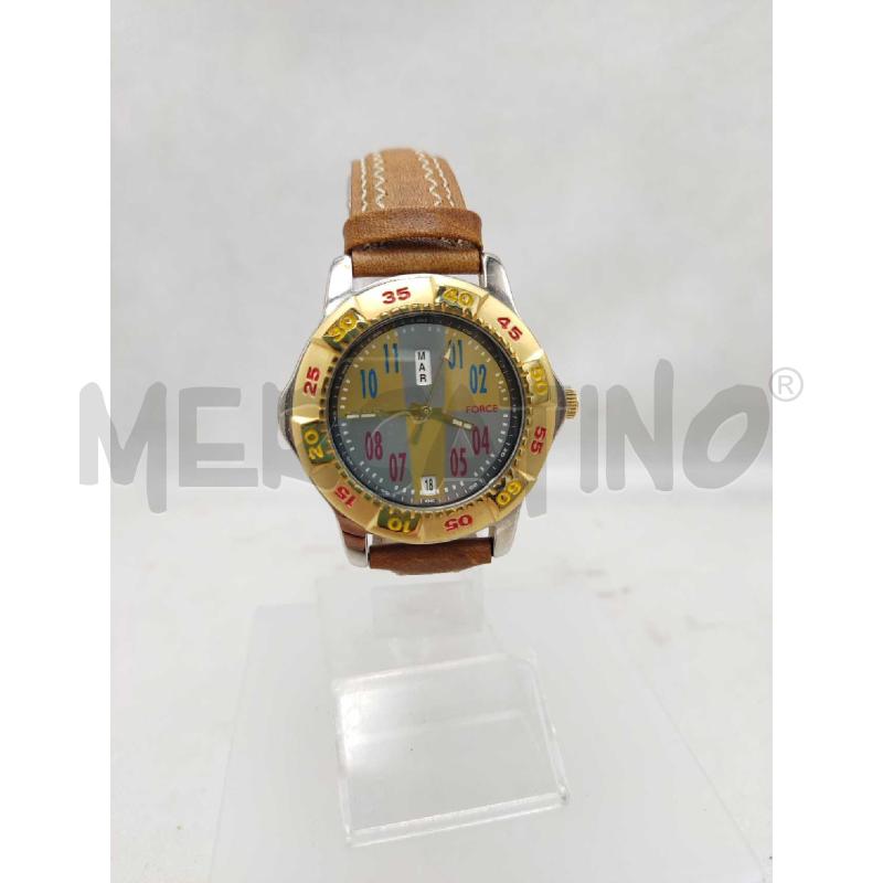 OROLOGIO TIME FORCE CINTURINO PELLE | Mercatino dell'Usato Settimo torinese 1