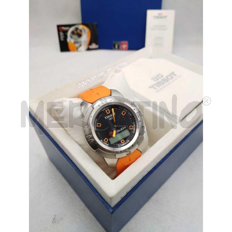 OROLOGIO TISSOT CON CINTURINO GOMMA ARANCIONE COMPASS | Mercatino dell'Usato Settimo torinese 2
