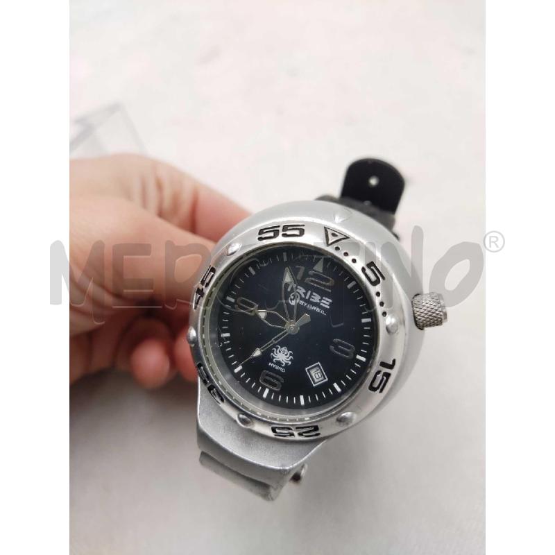 OROLOGIO TRIBE BY BREIL CINTURINO GOMMA NERO  | Mercatino dell'Usato Settimo torinese 5