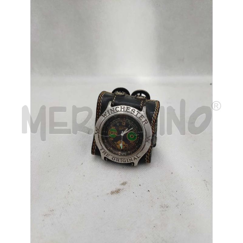 OROLOGIO WINCHESTER THE ORIGINAL DA POLSO CINTURINO IN PELLE NERA E FIBBIE | Mercatino dell'Usato Settimo torinese 3