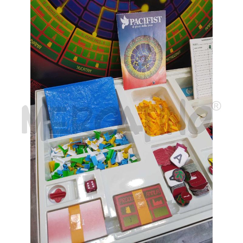 PACIFIST IL GIOCO DELLA PACE GIOCO DA TAVOLO VINTAGE CLEMENTONI SCATOLA CON DIFETTO SUL RETRO ROTTA | Mercatino dell'Usato Settimo torinese 5