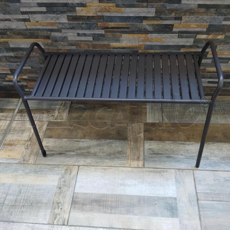 PANCHETTA DINAMICHA DESIGN METALLO GRIGIA  | Mercatino dell'Usato Settimo torinese 1