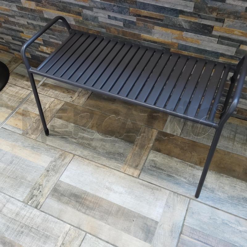 PANCHETTA DINAMICHA DESIGN METALLO GRIGIA  | Mercatino dell'Usato Settimo torinese 2
